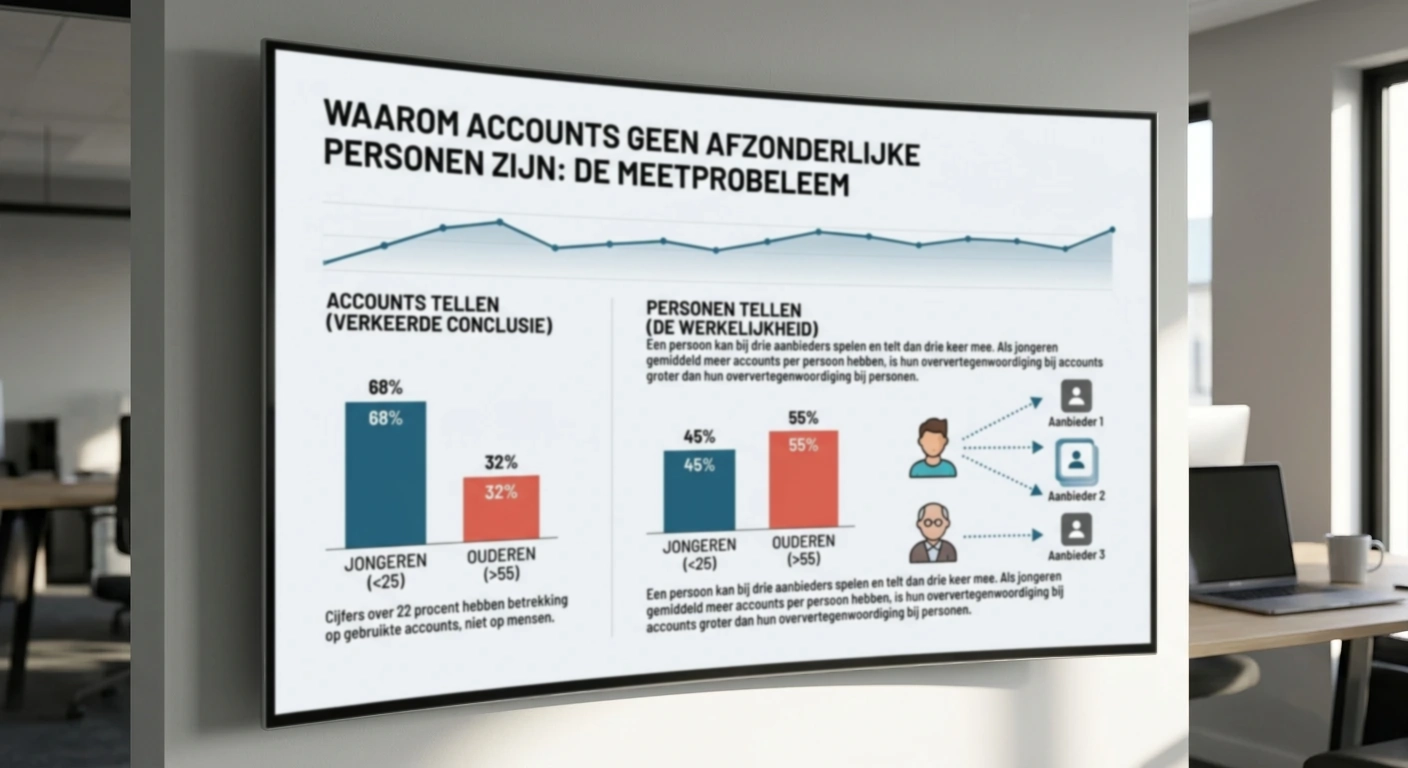 Verschil tussen het tellen van accounts en het tellen van personen