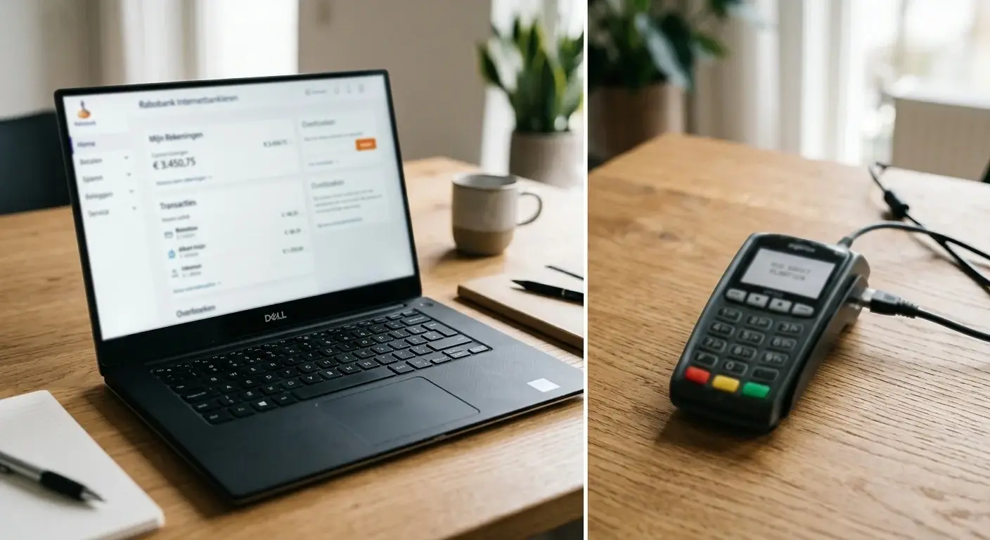 Verschil tussen een bankoverboeking en een kaartbetaling in de betaalketen