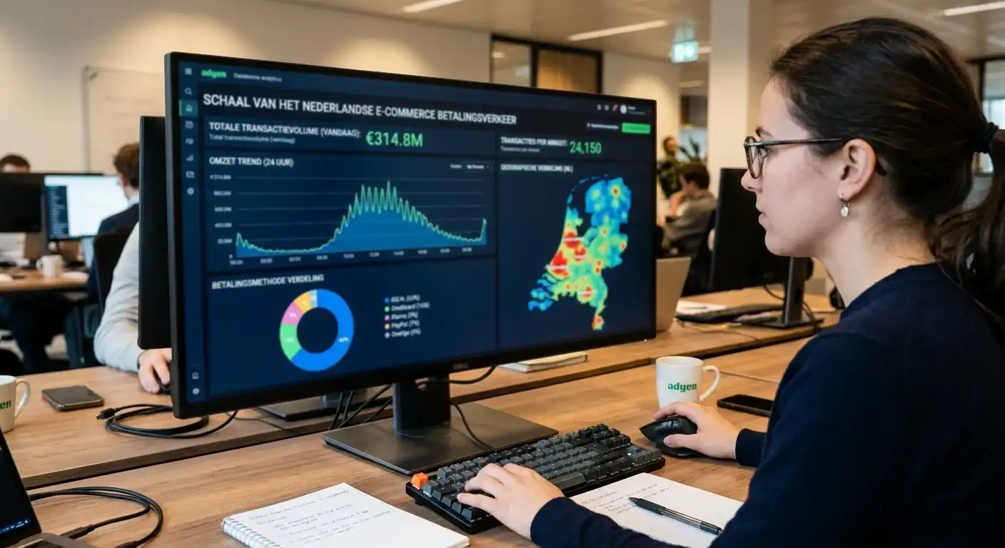 Schaal van het Nederlandse betaalverkeer in e-commerce