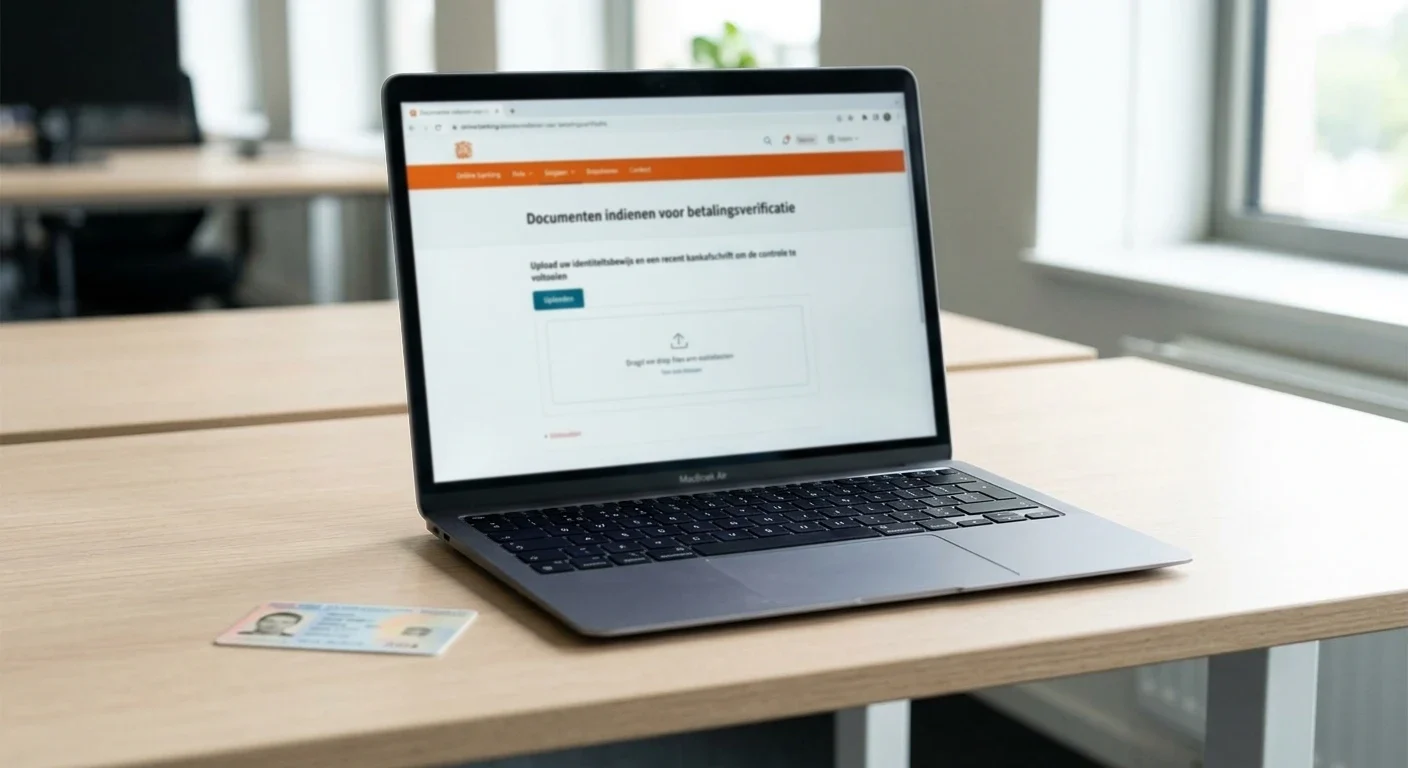 Documenten aanleveren om de verificatie af te ronden