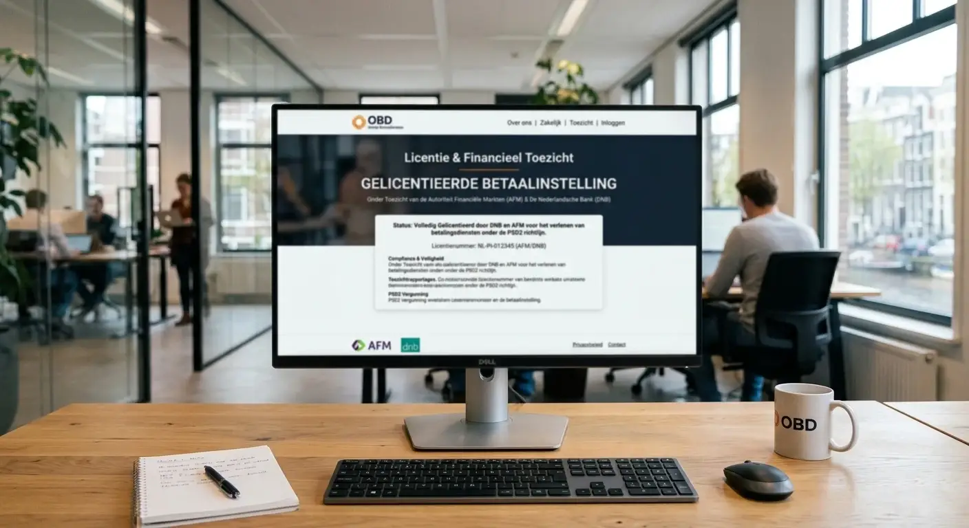 Vergunde betaalinstelling onder financieel toezicht