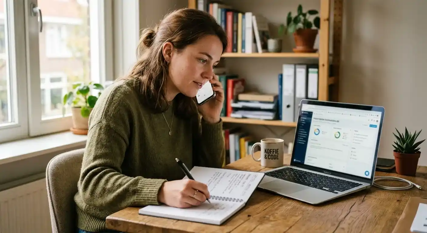 Contact met de klantenservice van de aanbieder over een dubbele boeking