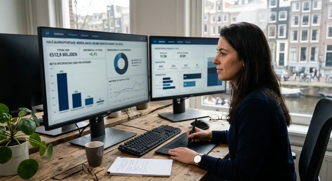 Halfjaarcijfers over de Nederlandse online kansspelmarkt