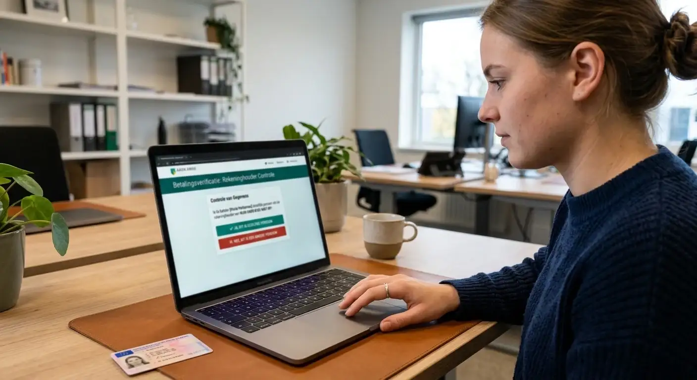 Controle of de betaler dezelfde persoon is als de accounthouder