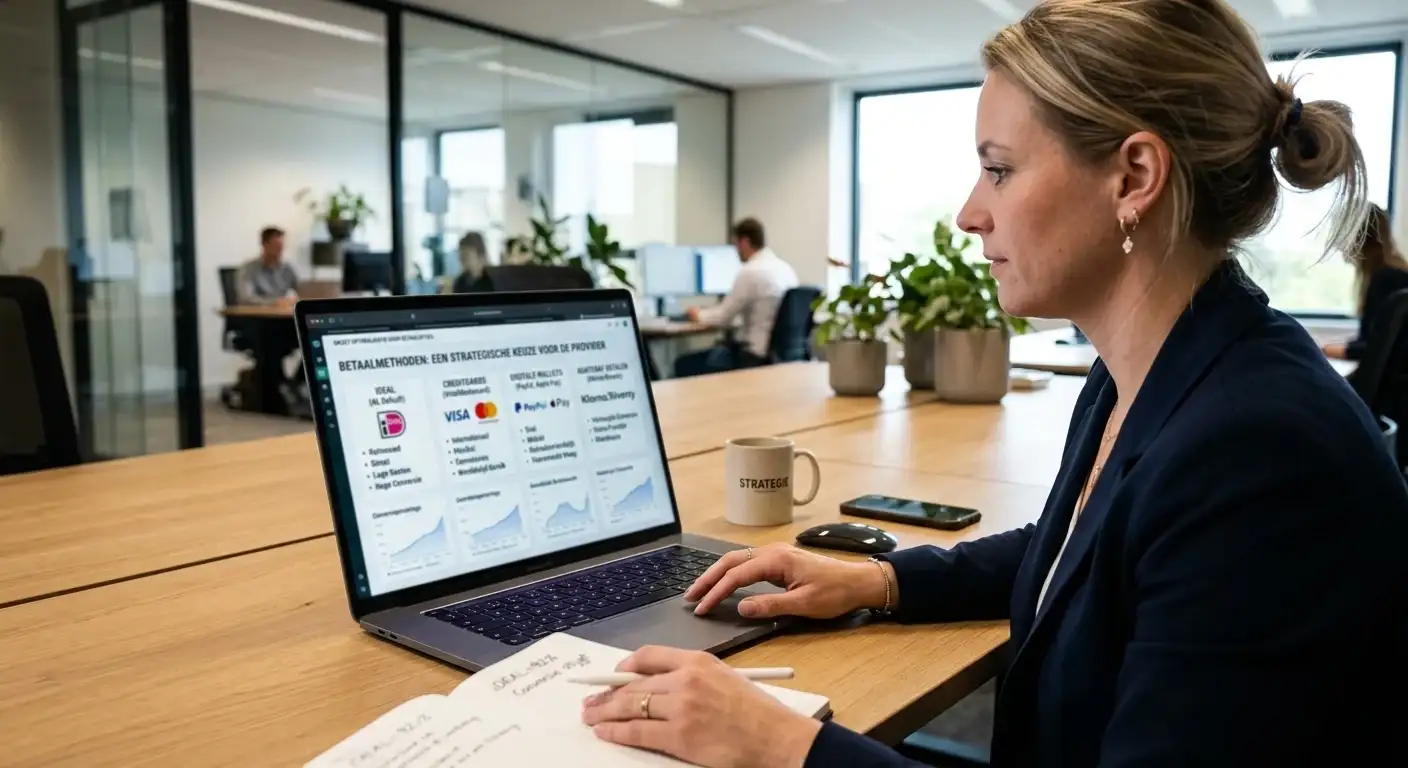 Betaalmethoden als commerciële keuze van de aanbieder