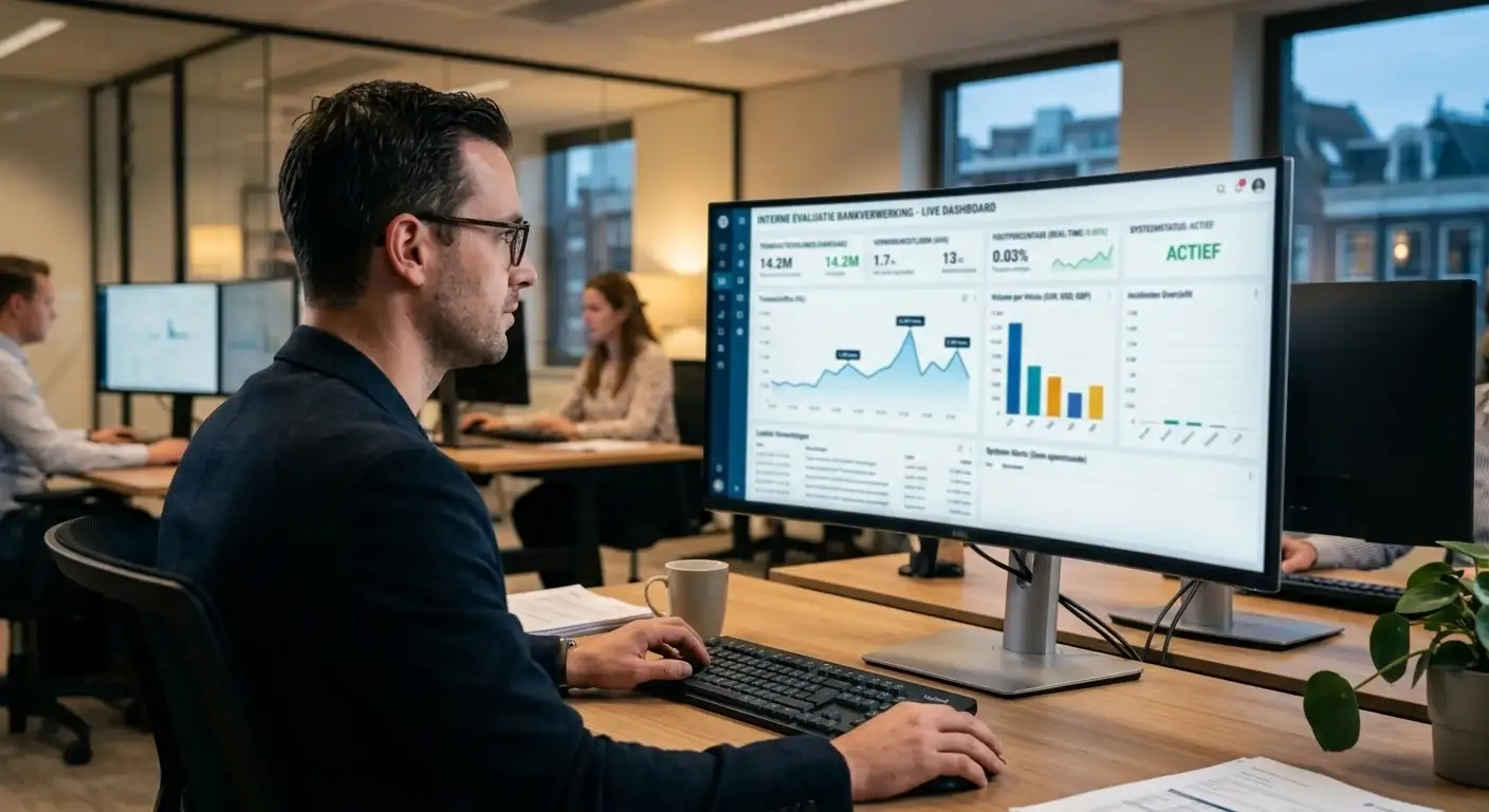 Interne beoordeling tegenover de bancaire verwerking