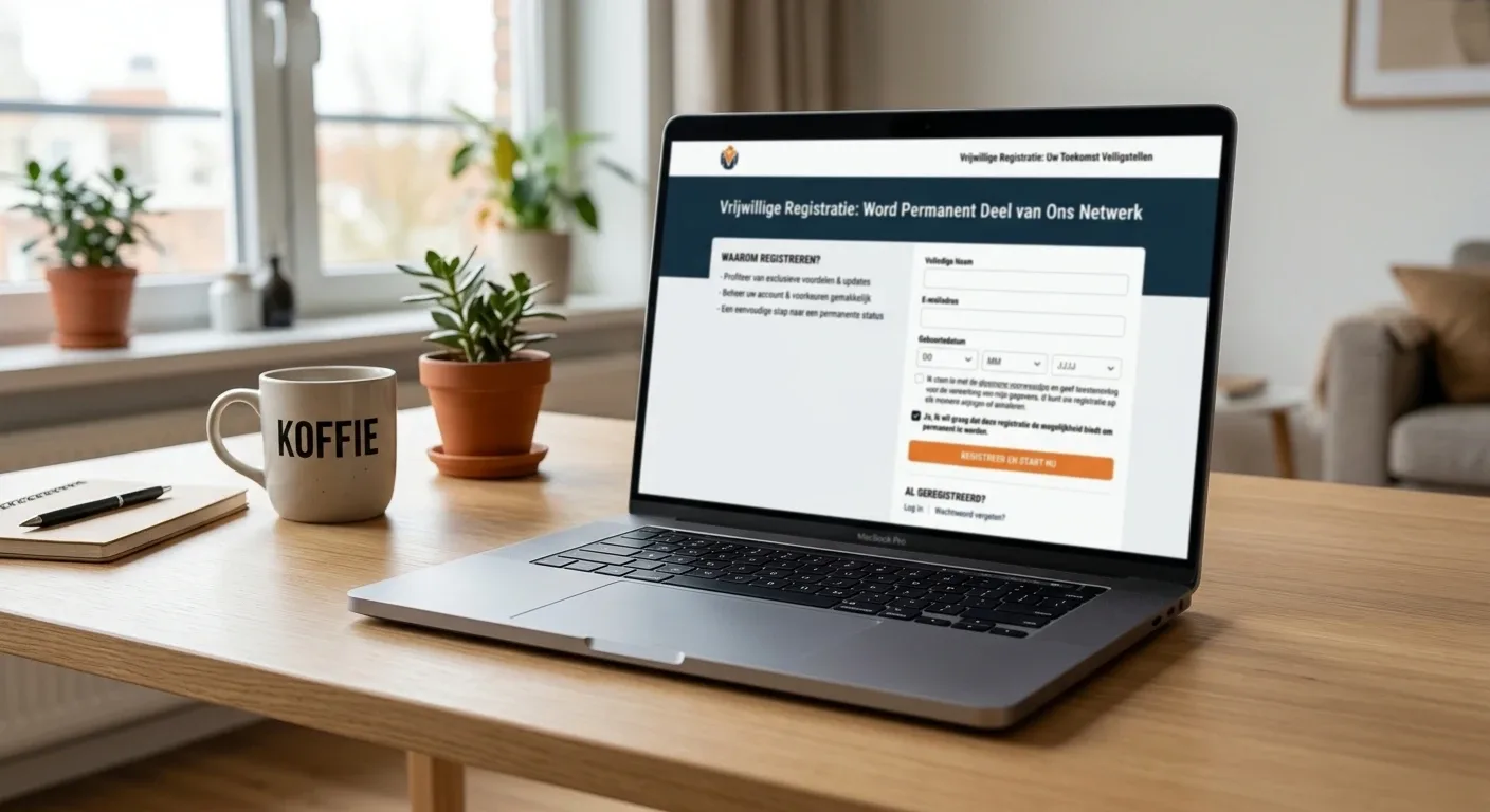Vrijwillige inschrijving die permanent kan worden