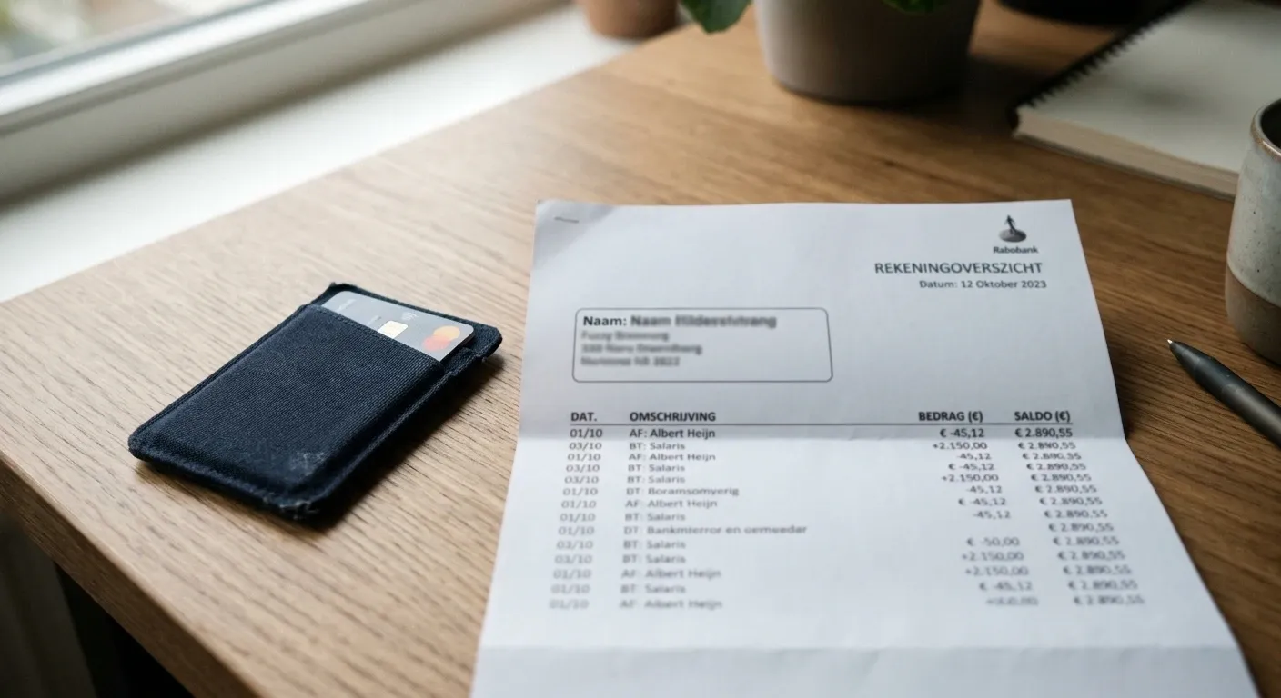 Betaalrekening op eigen naam als uitgangspunt voor storten en opnemen