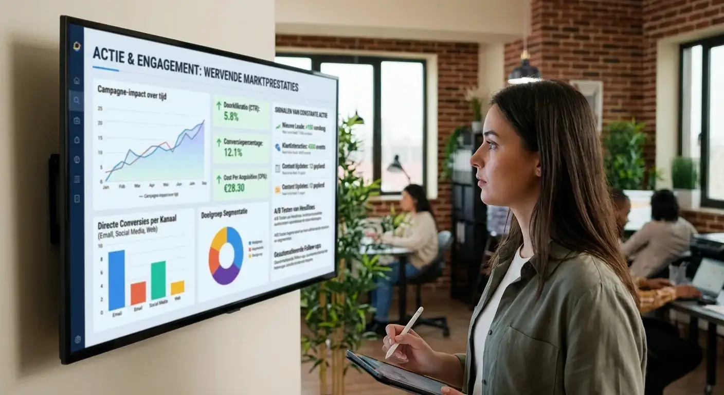 Wervende taal en permanente acties als signaal