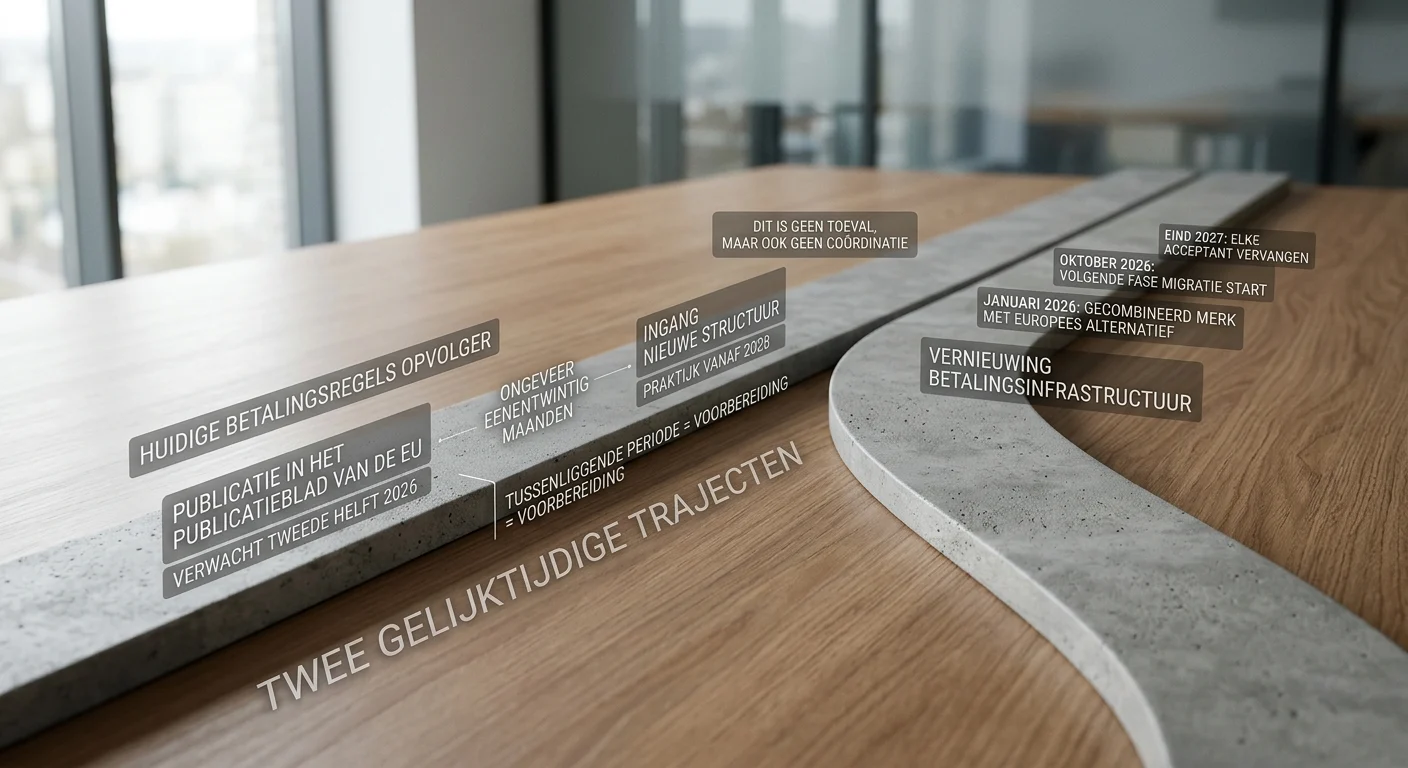 Regels en infrastructuur die tegelijk worden vervangen