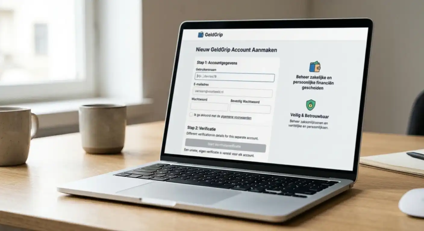 Tweede account met eigen inloggegevens en eigen verificatie