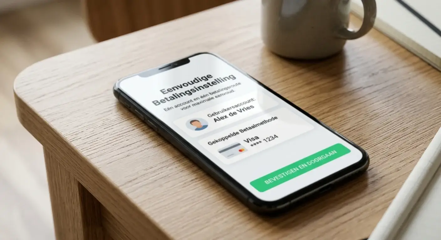 Eén rekening en één route als eenvoudigste opzet