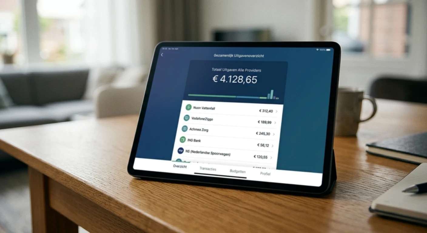 Bankrekening waarin uitgaven bij alle aanbieders samenkomen