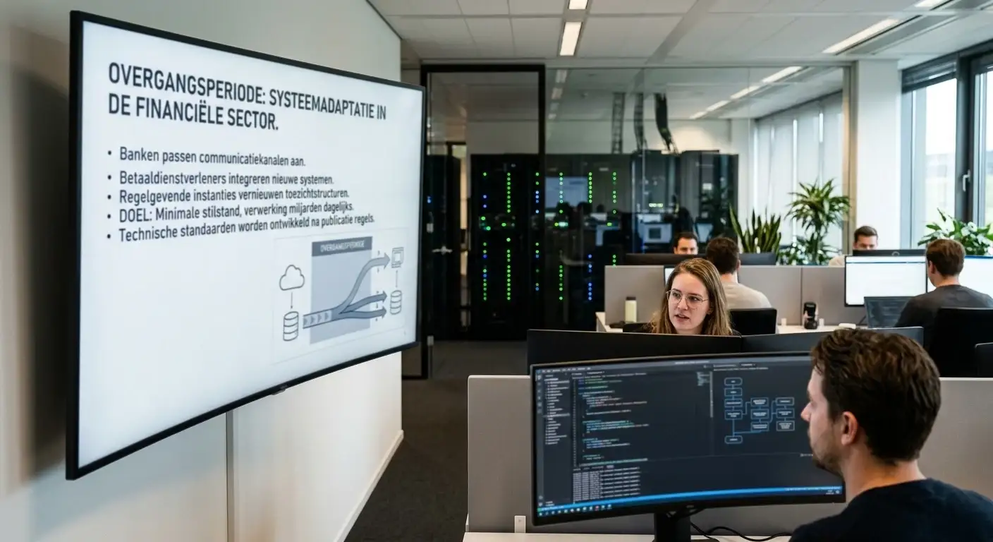 Overgangstermijn waarin partijen hun systemen aanpassen