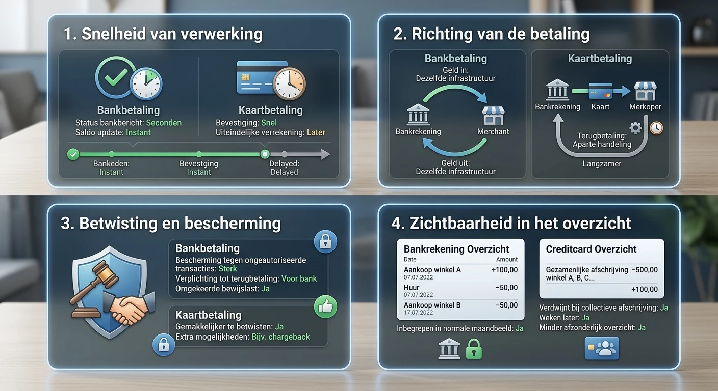 Bankrekening die in twee richtingen even goed werkt