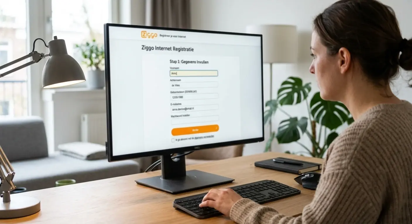 Registratiescherm van een aanbieder waarin identificatiestappen ontbreken