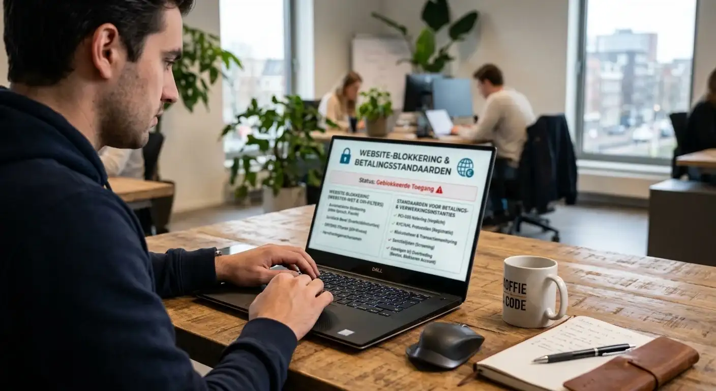 Blokkades van websites en normen voor betaal- en hostingpartijen
